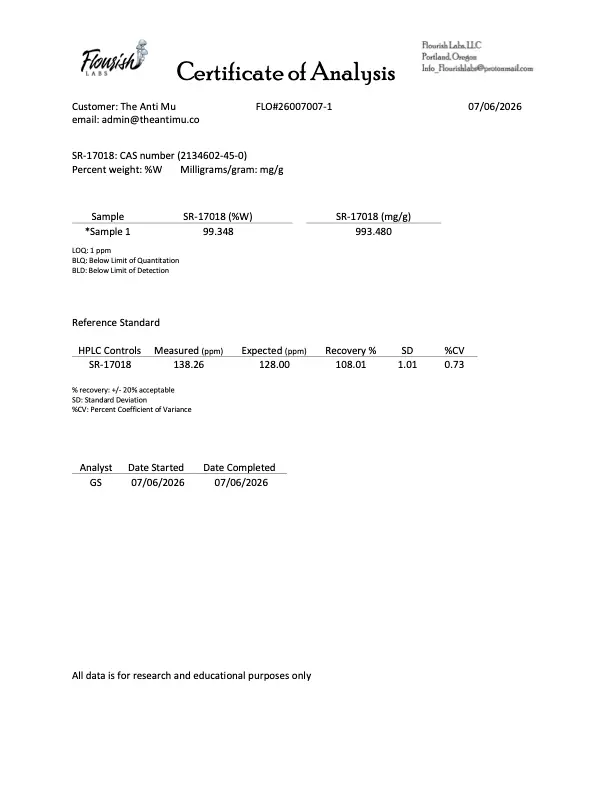 SR-17018 Analytical Reference Material